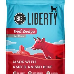 Dry Dog Food, Beef, 4 lbs - Fresh Meat, No Meat Meal, No Fillers - Gently Steamed & Cooked - No Soy, Corn, Rice or Wheat for Easy Digestion - USA Made